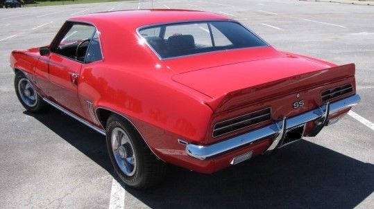 1969 Red Chevrolet Camaro Coupe