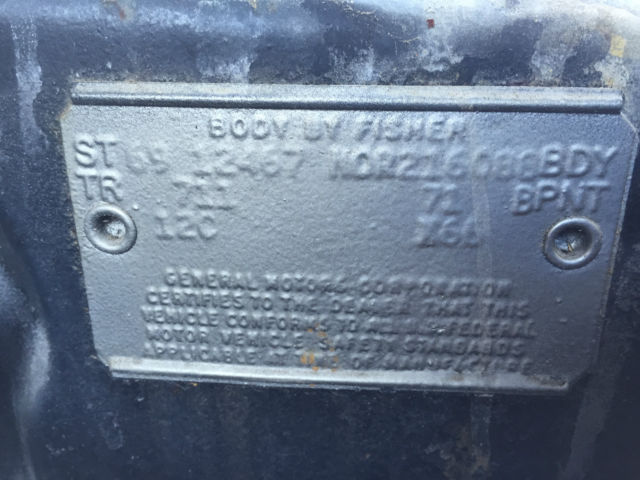 1969 Chevrolet Camaro Convertible