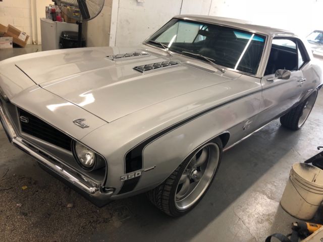 1969 Silver Chevrolet Camaro