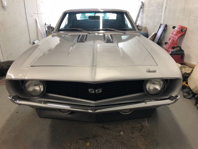 1969 Silver Chevrolet Camaro