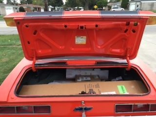 1969 Orange Chevrolet Camaro Coupe