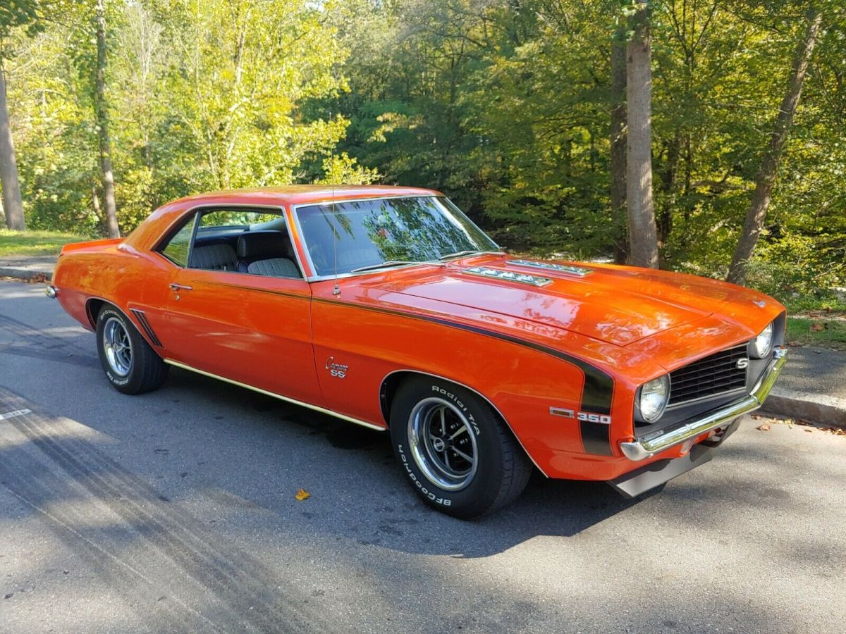 1969 Orange Chevrolet Camaro Coupe