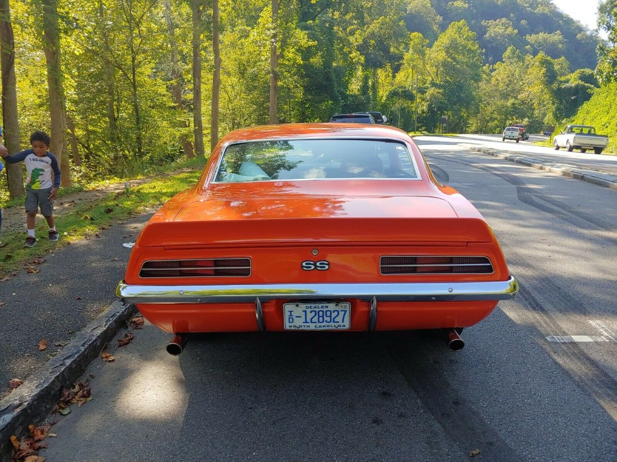 1969 Orange Chevrolet Camaro Coupe