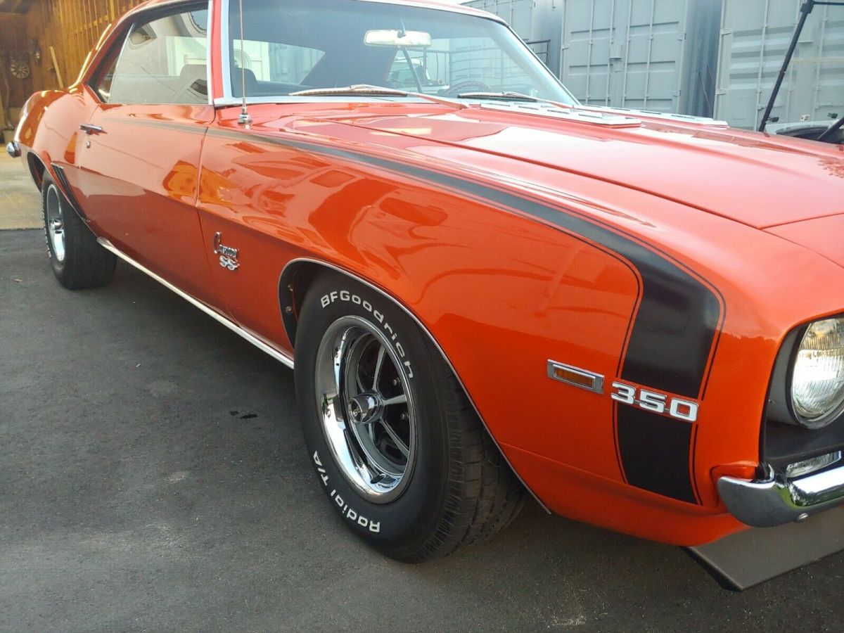 1969 Orange Chevrolet Camaro Coupe