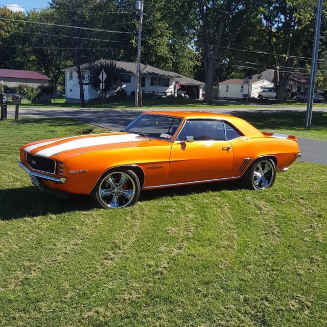 1969 Orange Chevrolet Camaro Coupe
