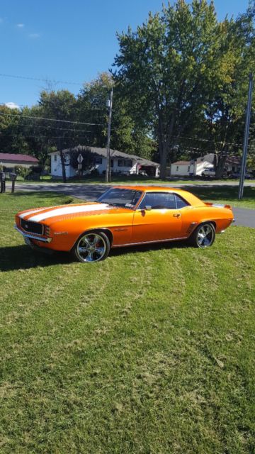 1969 Orange Chevrolet Camaro Coupe