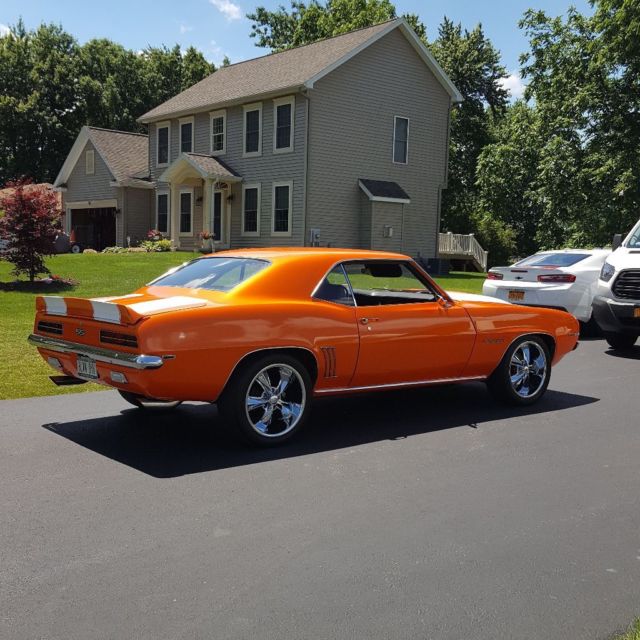 1969 Orange Chevrolet Camaro Coupe