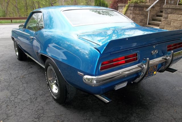 1969 Blue Chevrolet Camaro