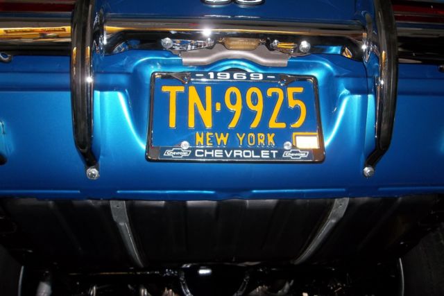 1969 Blue Chevrolet Camaro