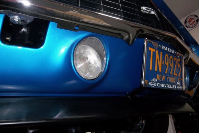 1969 Blue Chevrolet Camaro