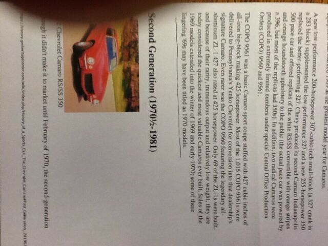 1970 Red Chevrolet Camaro Coupe