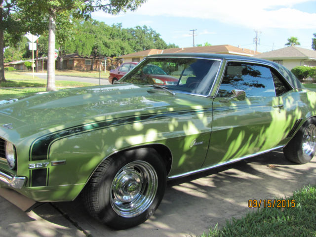 1969 Green Chevrolet Camaro Coupe
