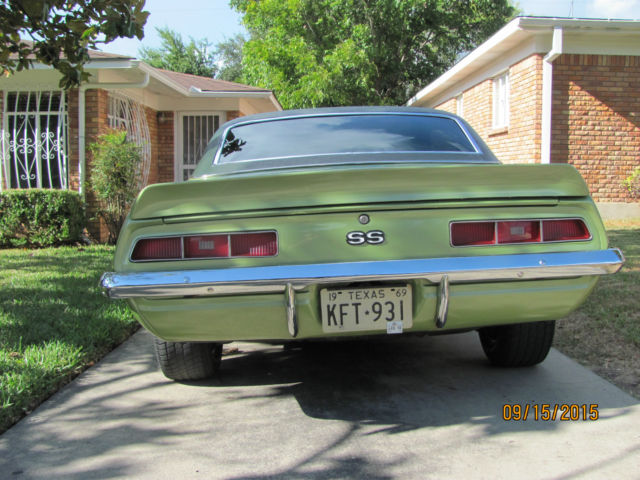 1969 Green Chevrolet Camaro Coupe