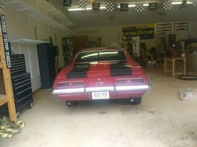 1969 Red Chevrolet Camaro Coupe