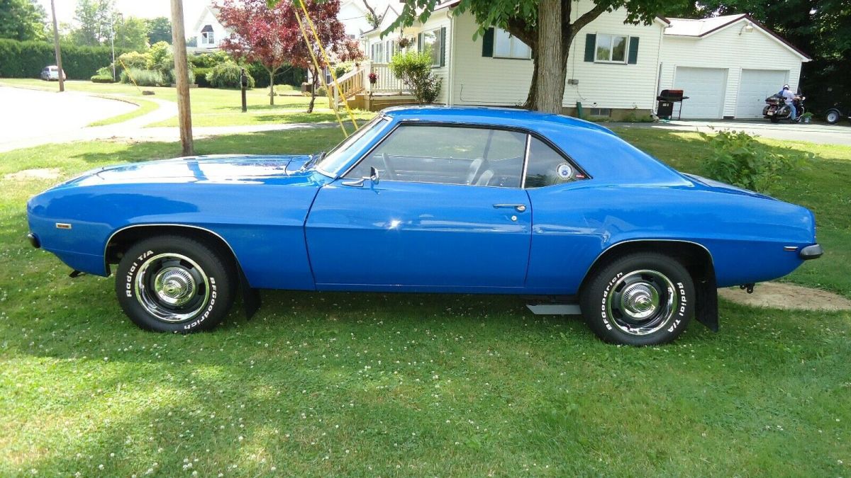 1969 Blue Chevrolet Camaro Coupe