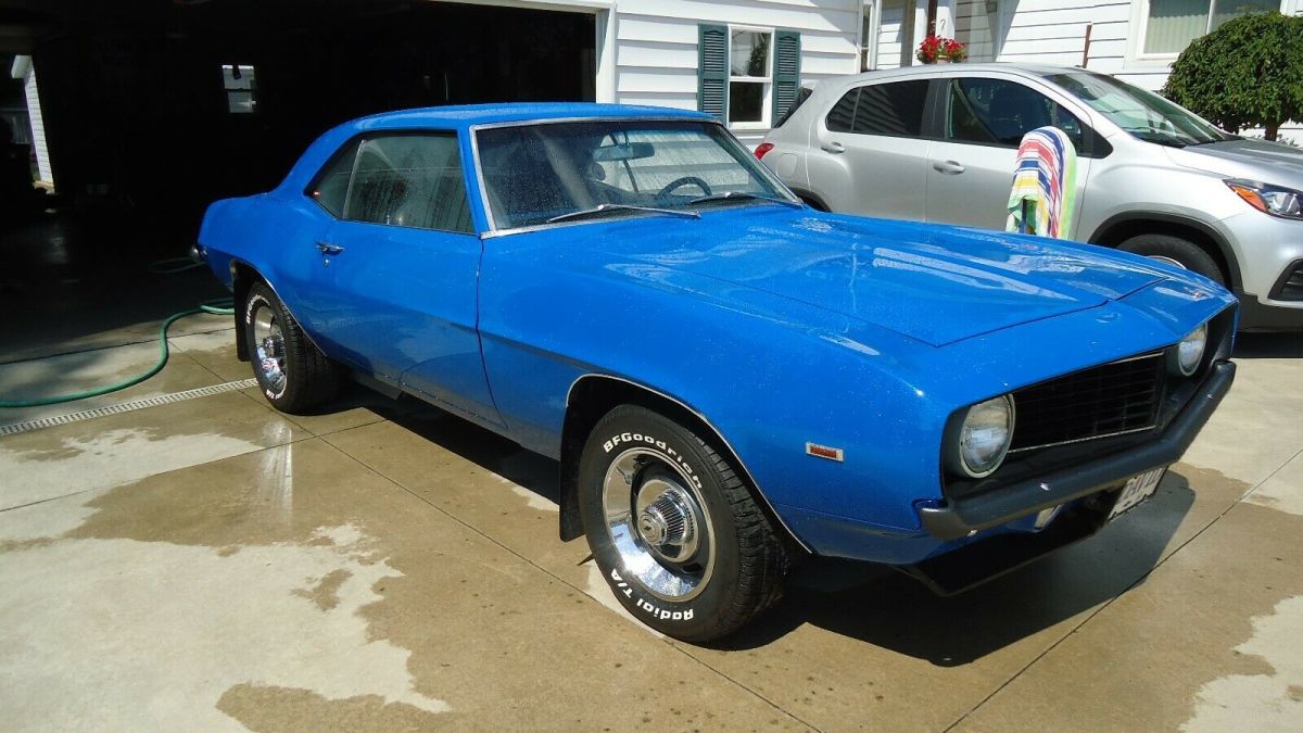 1969 Blue Chevrolet Camaro Coupe