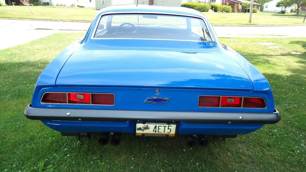 1969 Blue Chevrolet Camaro Coupe