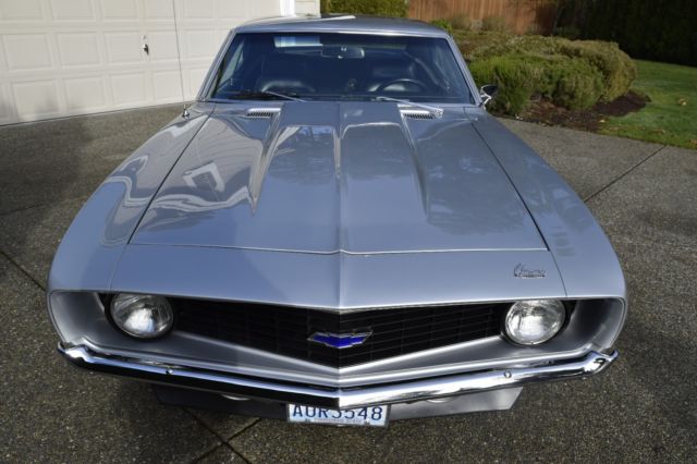 1969 Silver Chevrolet Camaro
