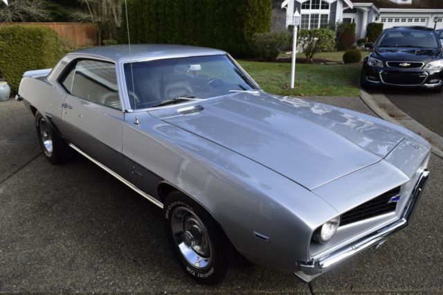1969 Silver Chevrolet Camaro