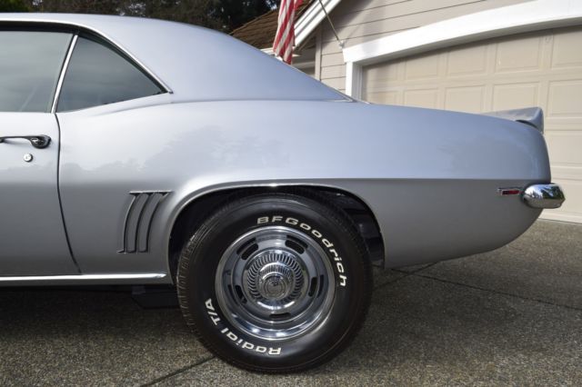 1969 Silver Chevrolet Camaro