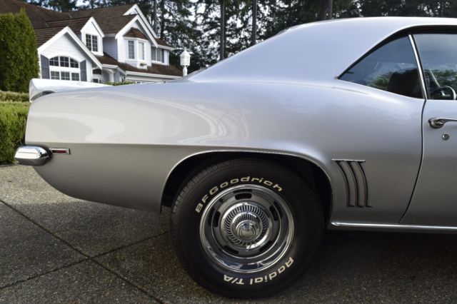 1969 Silver Chevrolet Camaro