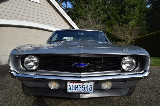 1969 Silver Chevrolet Camaro