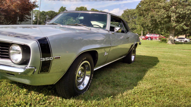 1969 Silver Chevrolet Camaro Coupe