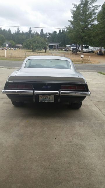1969 black/silver Chevrolet Camaro Coupe