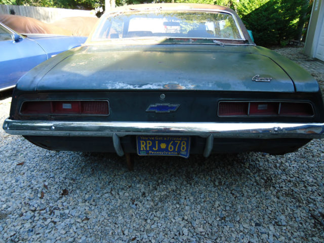 1969 Green Chevrolet Camaro Coupe