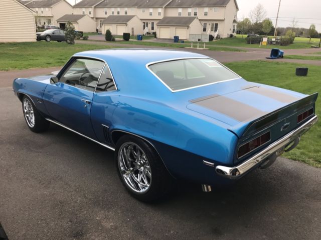 1969 Blue Chevrolet Camaro Coupe