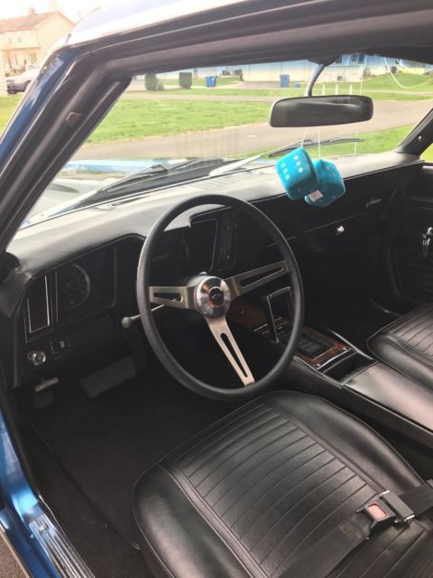 1969 Blue Chevrolet Camaro Coupe