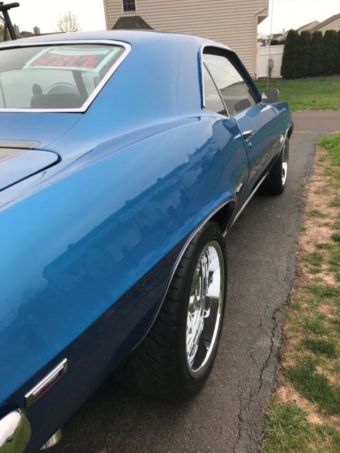 1969 Blue Chevrolet Camaro Coupe