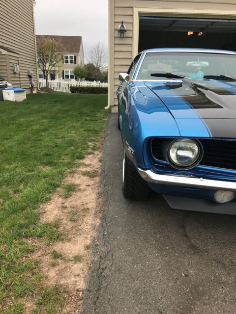 1969 Blue Chevrolet Camaro Coupe