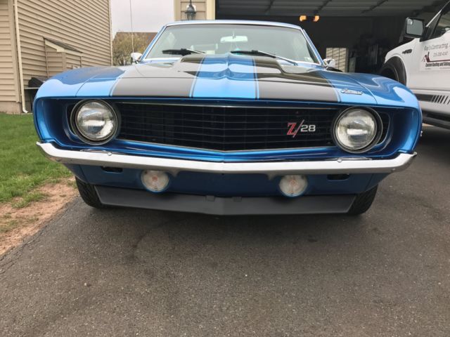 1969 Blue Chevrolet Camaro Coupe