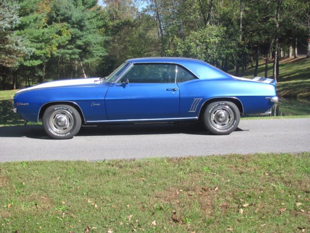 1969 Blue Chevrolet Camaro Coupe