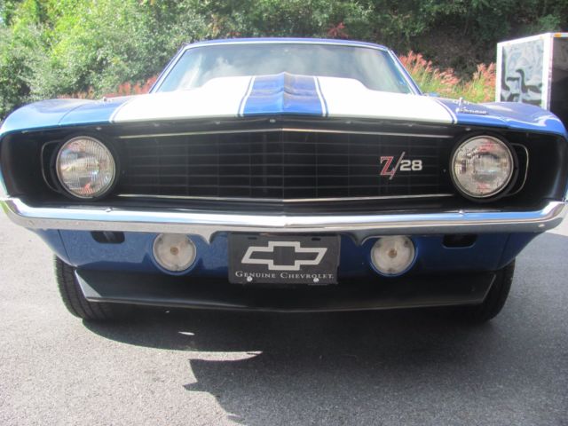 1969 Blue Chevrolet Camaro Coupe