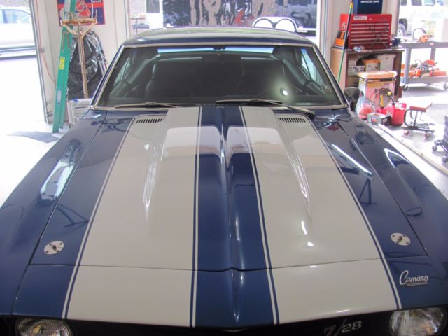 1969 Blue Chevrolet Camaro Coupe