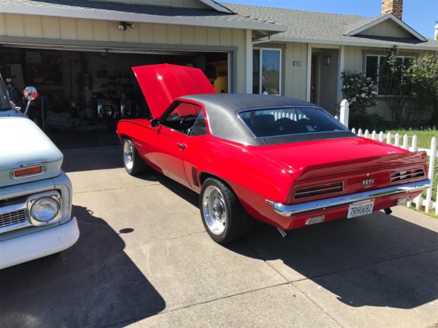 1969 Red Chevrolet Camaro Coupe