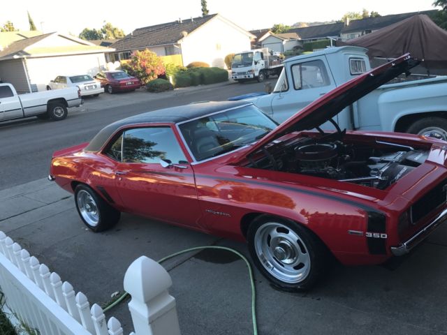 1969 Red Chevrolet Camaro Coupe