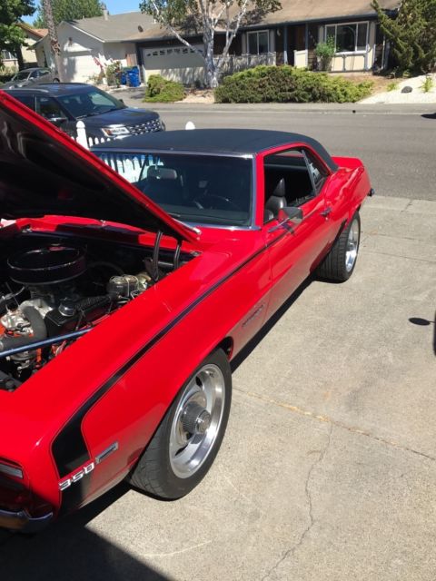 1969 Red Chevrolet Camaro Coupe