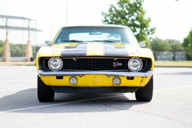 1969 Yellow Chevrolet Camaro Coupe