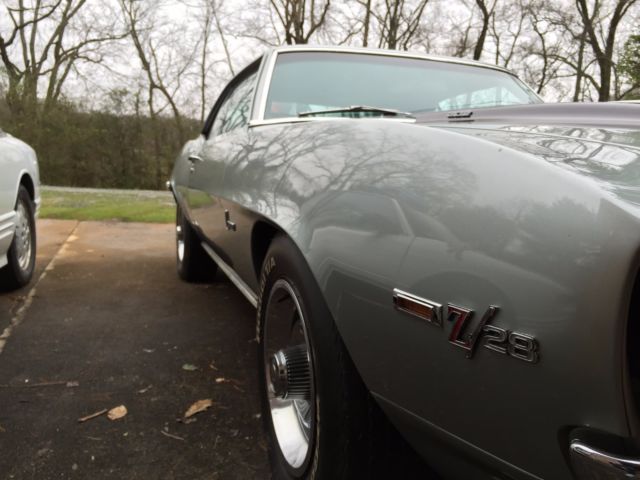 1969 Silver Chevrolet Camaro Coupe