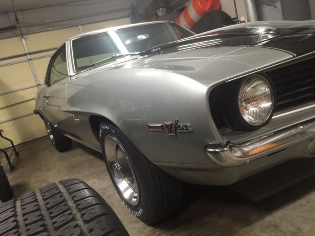 1969 Silver Chevrolet Camaro Coupe