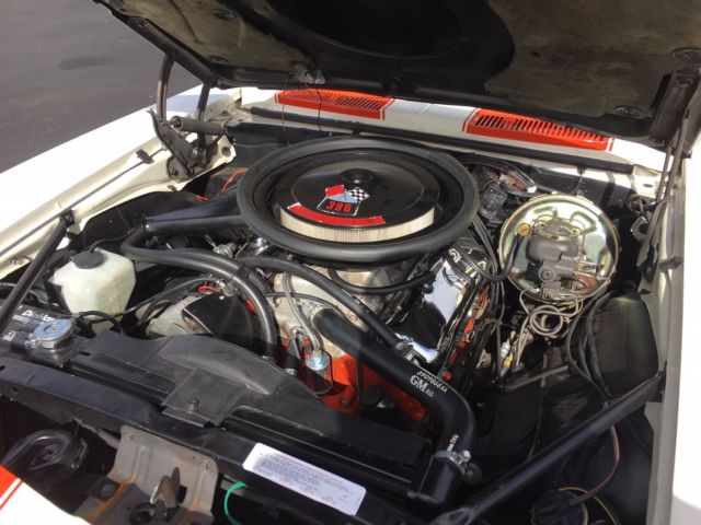 1969 White Chevrolet Camaro Coupe