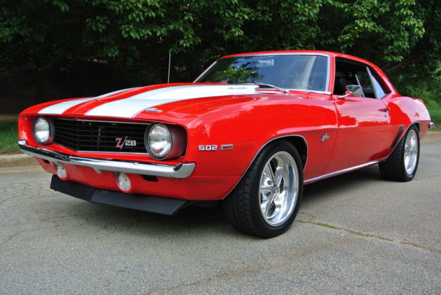 1969 Red Chevrolet Camaro Coupe