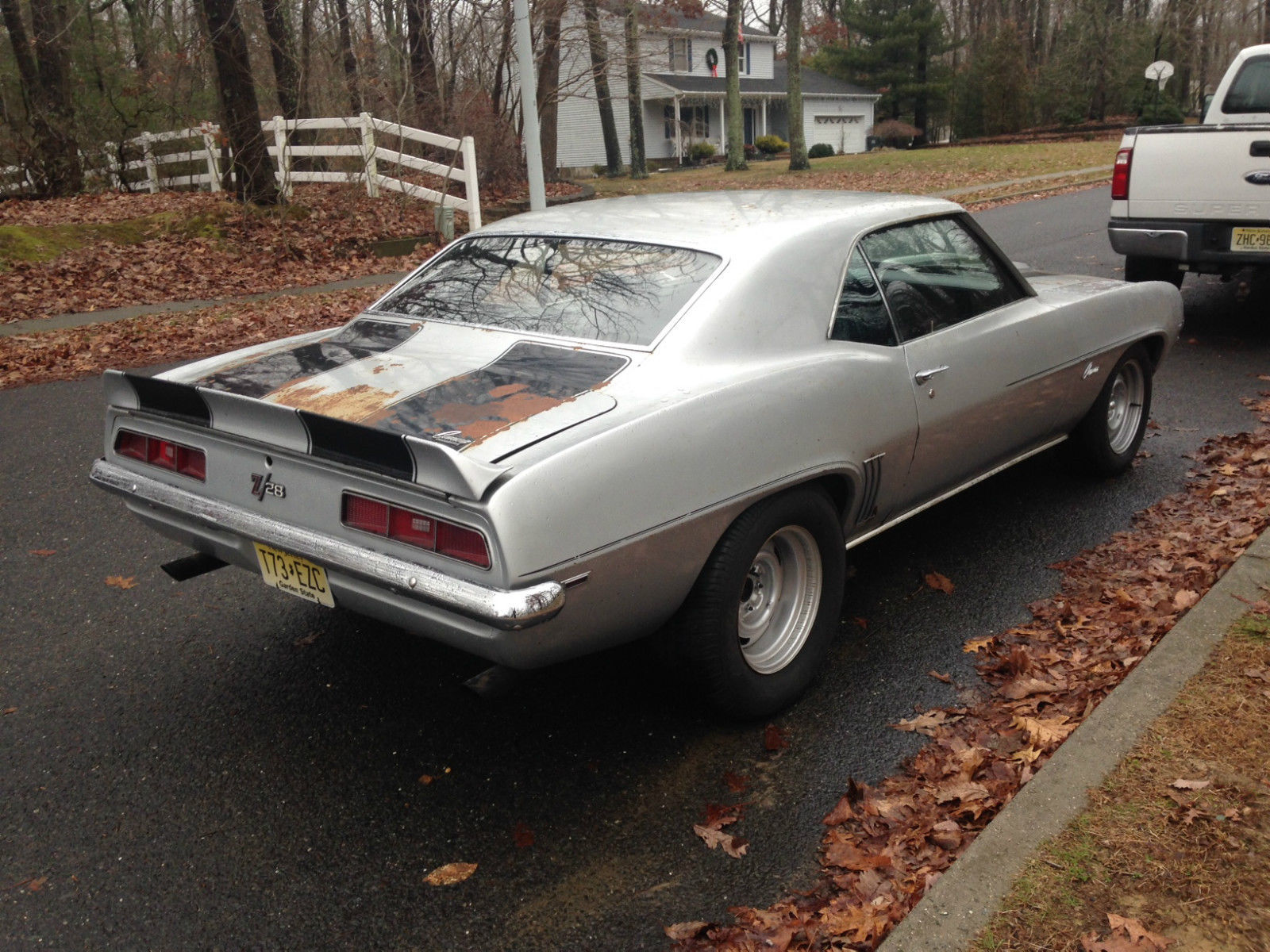 1969 Silver Chevrolet Camaro Coupe
