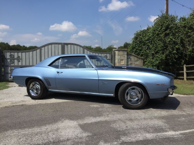 1969 Glacier Blue Chevrolet Camaro