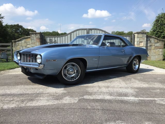 1969 Glacier Blue Chevrolet Camaro