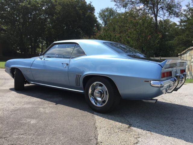 1969 Glacier Blue Chevrolet Camaro