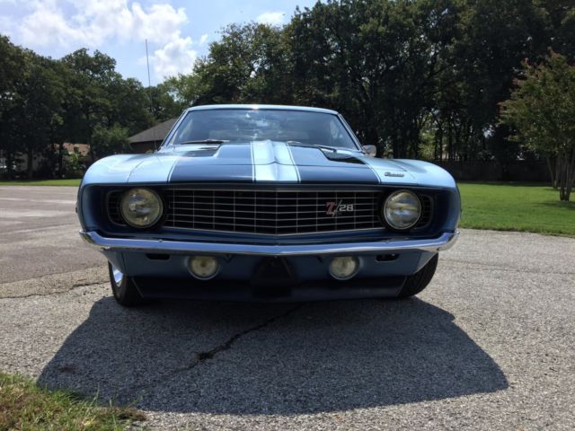 1969 Glacier Blue Chevrolet Camaro